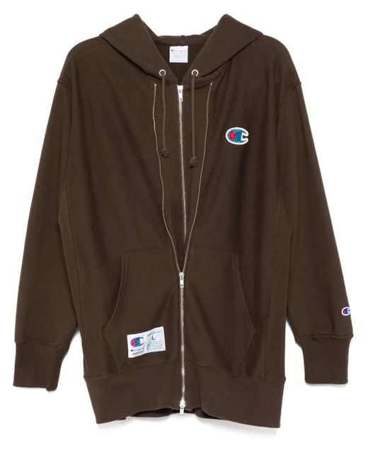 Undercover X Champion Hoodie in Brown for Men | Lyst