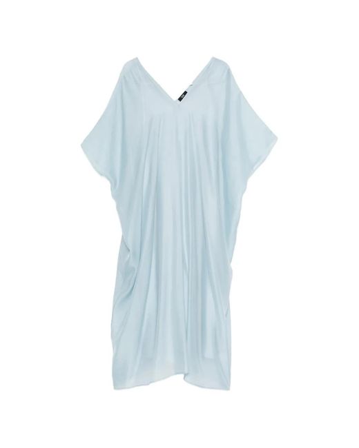 ELEH Blue V-Neck Maxi Dress