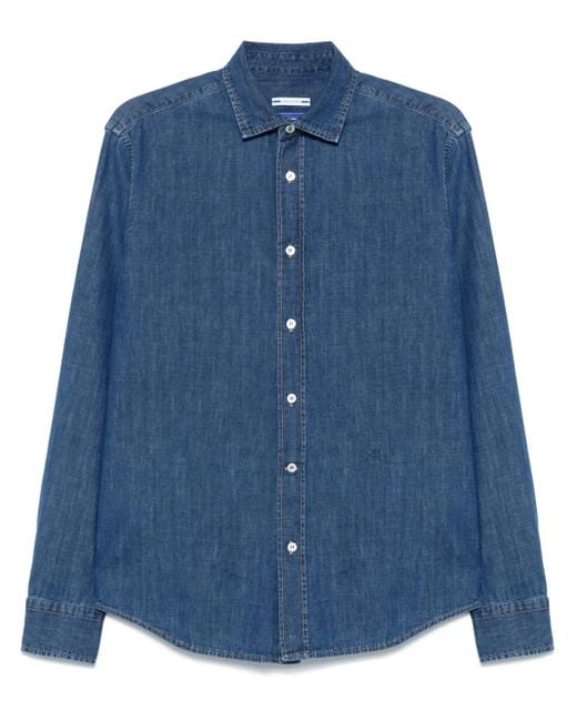 Jacob Cohen Blue Denim Shirt for men