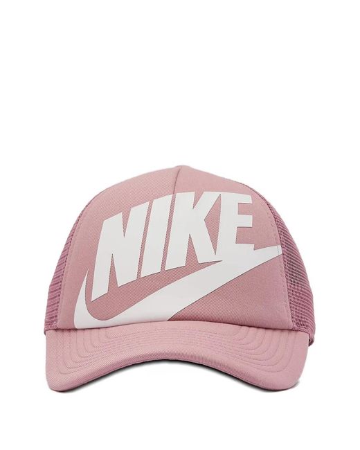 Nike Pink Futura Rise Trucker Cap