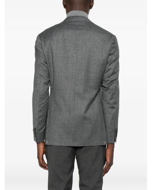 Blazer A Due Bottoni di Canali in Gray da Uomo