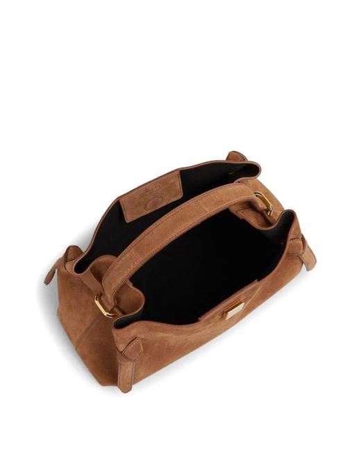 Yuzefi Brown Sac Porté Épaule Gyoza Médium