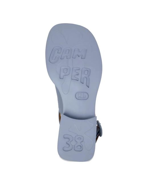 Camper Blue Dana Sandals
