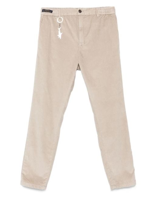 Paul & Shark Natural Corduroy Drawstring Trousers for men