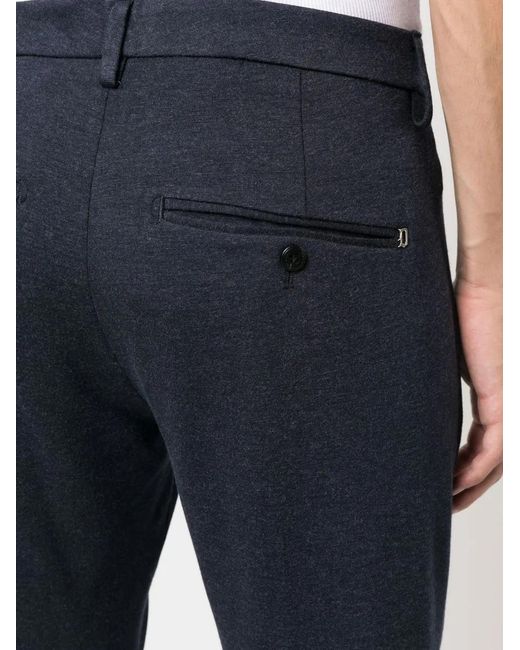 Dondup Blue Gaubert Trousers for men