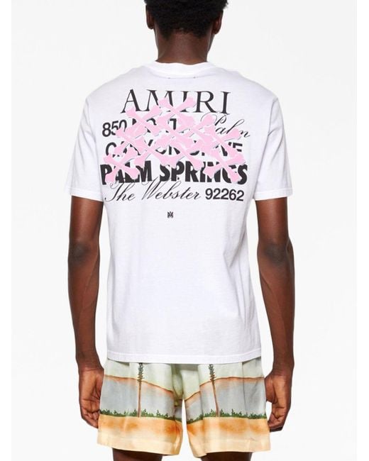 Amiri X The Webster Stacked Bones Top in White for Men