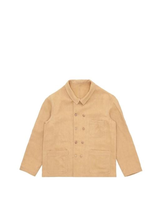 Fortela Natural Garçon Double-Breasted Overshirt for men