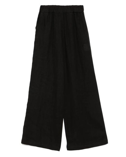 Kaos Broek Met Wijde Pijpen in het Black