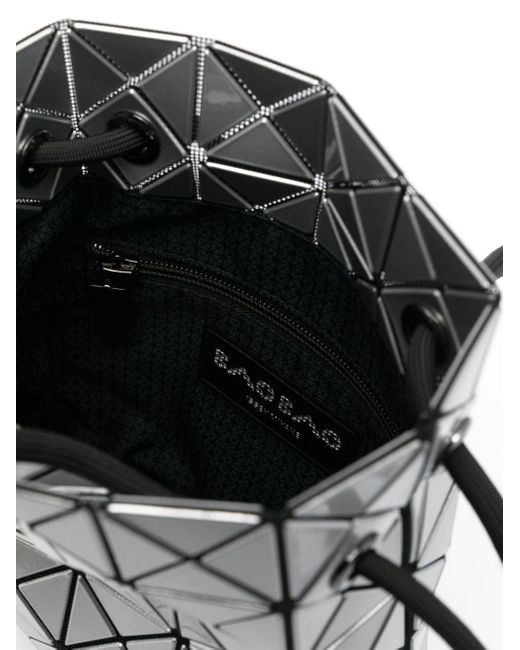 Bao Bao Issey Miyake White Wring Geometric-panelled Bucket Bag