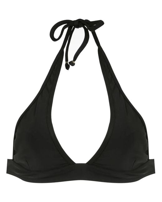 Amir Slama Black Plain Bikini Top