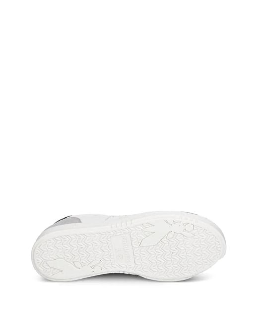 Patrizia Pepe White Perforated Panel Sneakers