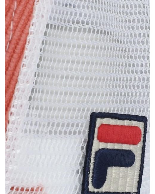 Fila Red Cody Corduroy Mesh-Back Cap