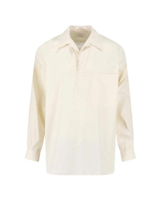 Kaptain Sunshine White Patch-Pocket Shirt for men
