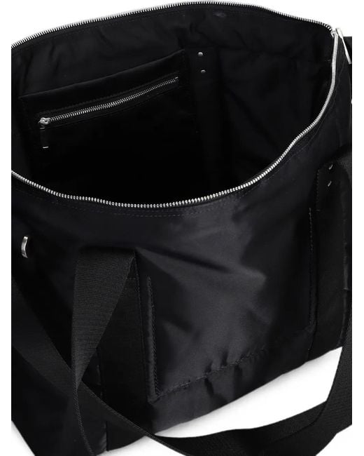 Rick Owens Black Trolley Tote Bag