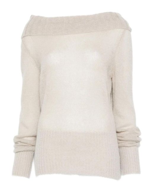 Paloma Wool Natural Sofre Roll-Neck Sweater