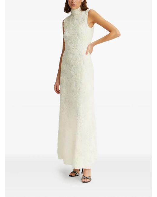 rotate birger christensen lace v neck maxi dress Buy Rotate Birger Christensen Pink V-neck Maxi Dress in Lace For Women  Online