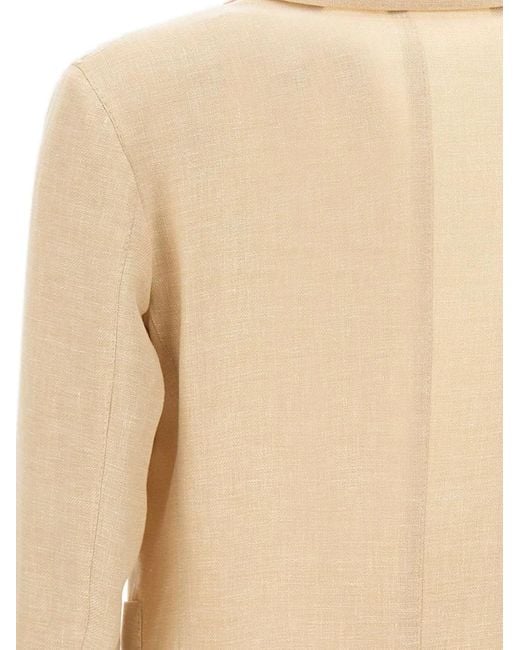 Eleventy Natural Patch-Pocket Blazer for men
