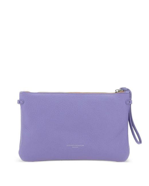 Gianni Chiarini Purple Hermy Clutch Bag