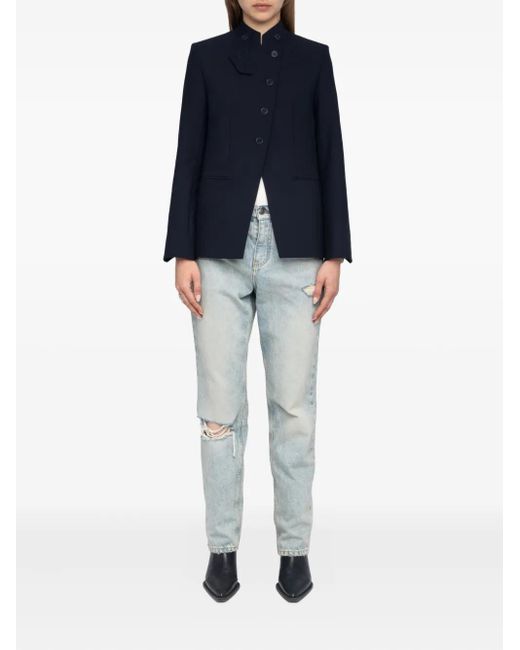 Zadig & Voltaire Blue Verysa Blazer