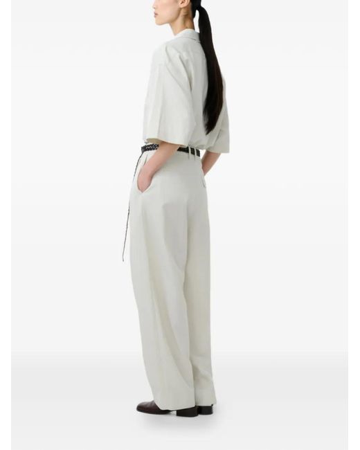 Studio Nicholson White Acuna Trousers