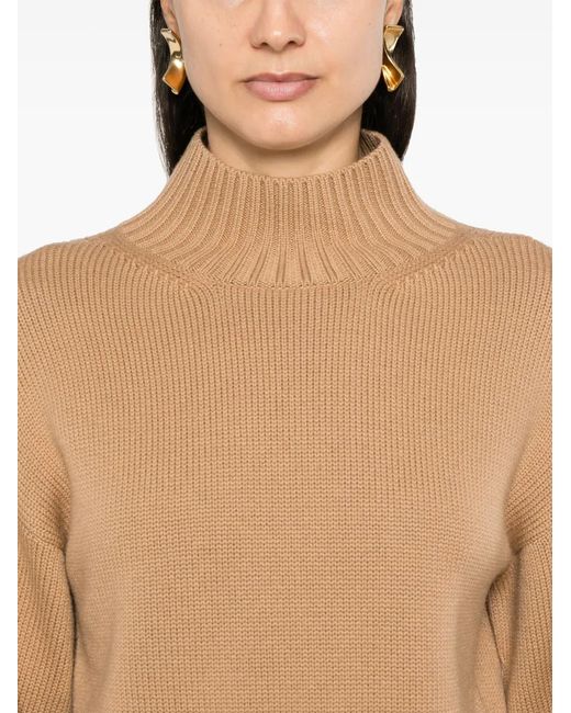 Fabiana Filippi Natural Cropped Sweater