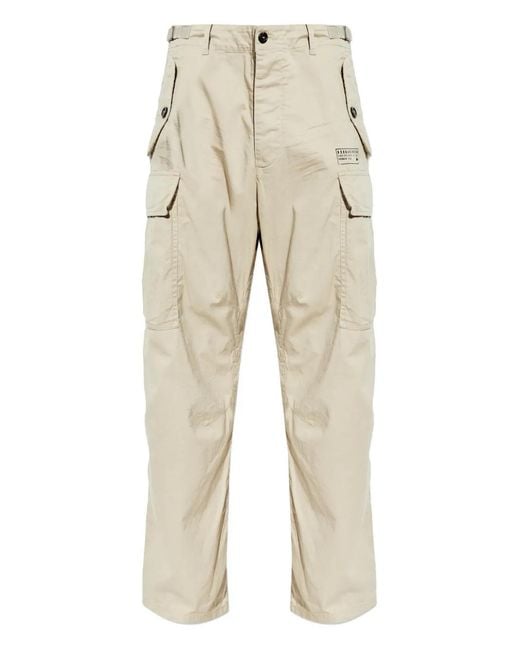 DSquared² Natural Straight Trousers for men