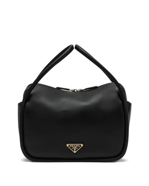 Prada Womens Black Piccola Tote Bag