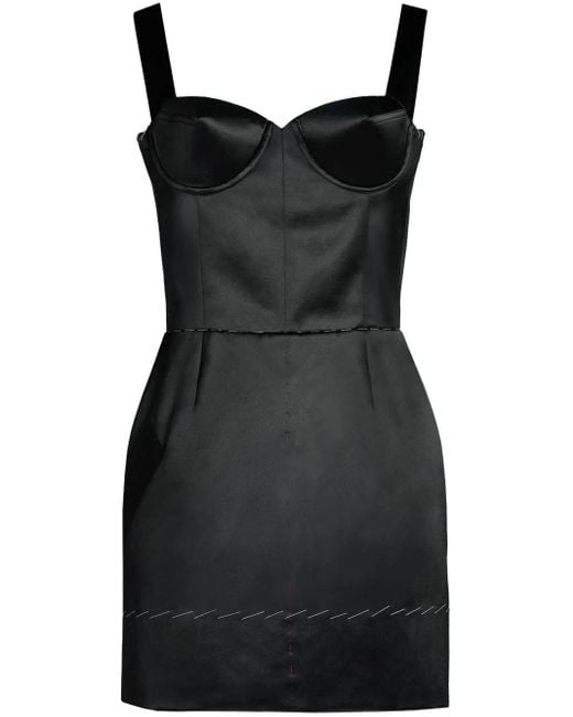Maison Margiela Black Work-In-Progress Minidress