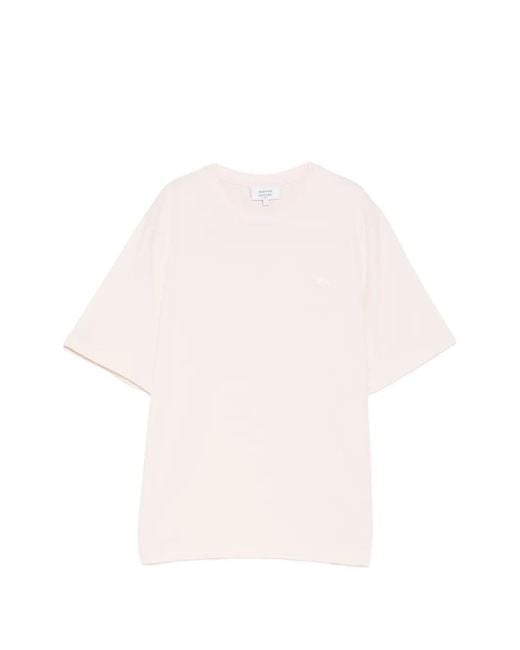 Maison Kitsuné Pink Baby Fox Patch T-Shirt