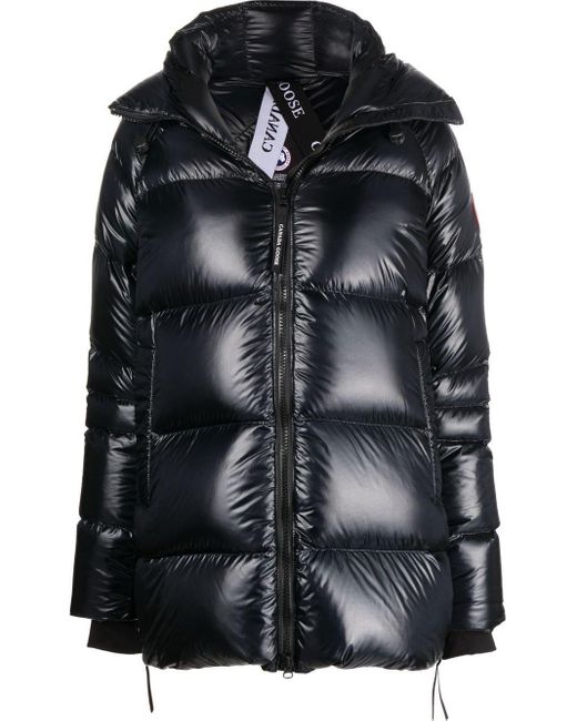 Canada Goose Goose Cypress Puffer Coat in Black | Lyst