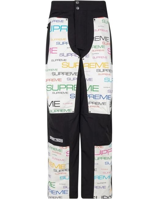 Supreme Black X Tnf Steep Tech Pants