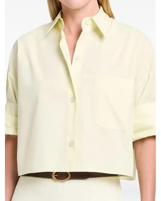 Twp Natural Chemise Next Ex En Lin À Coupe Crop