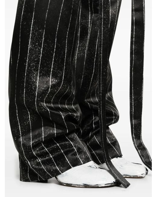 Pantaloni A Righe di Jean Paul Gaultier in Gray