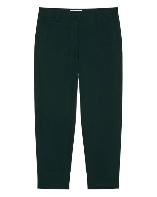 Marc O' Polo Green High-Waisted Trousers