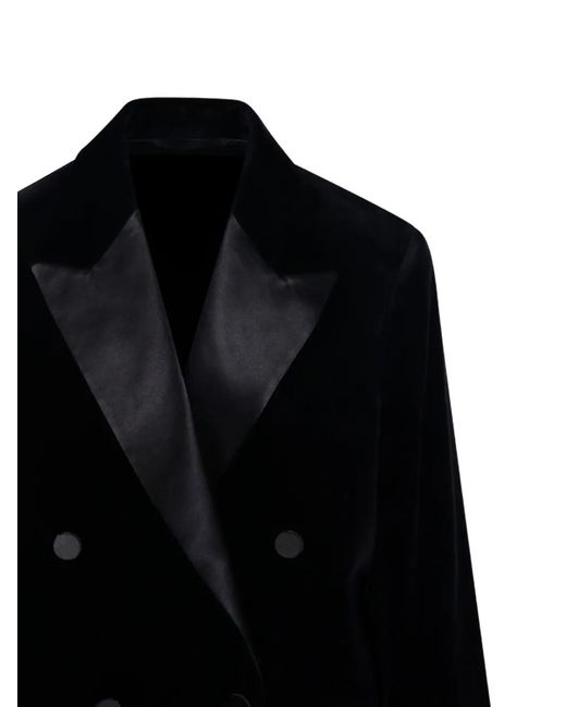 Golden Goose Deluxe Brand Black Double-Breasted Blazer