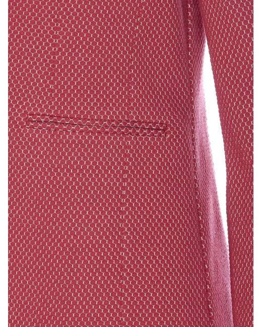 Circolo 1901 Blazer Met Enkele Rij Knopen in het Pink