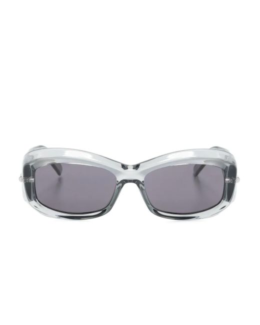 Givenchy Gray G180 Injected Oversize-Frame Sunglasses