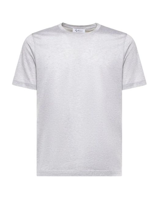 John Galliano White Short-Sleeve Crew-Neck T-Shirt for men