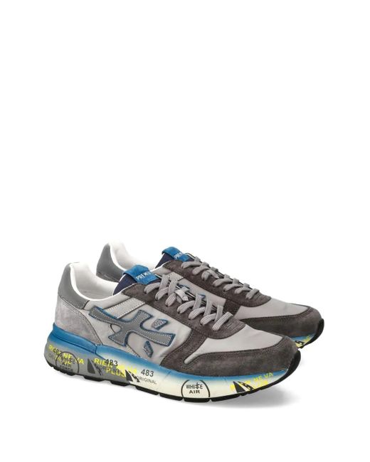 Premiata Blue Mick 7865 Lace-Up Sneakers for men