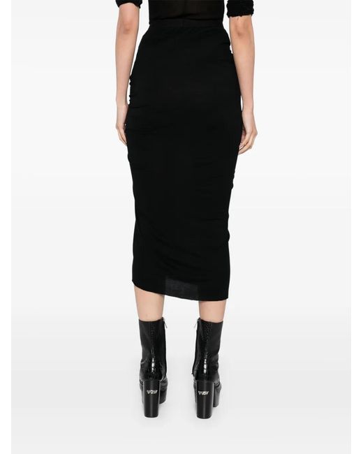 Rick Owens Black Svita Skirt