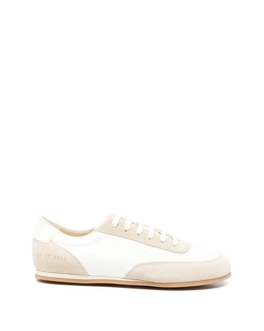 Common Projects White Boots Minimal Suede