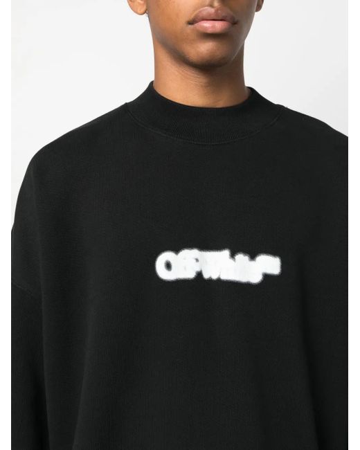 Off-White c/o Virgil Abloh Black Blurr Book Over Sweatshirt for men