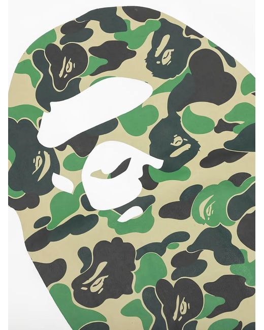 A Bathing Ape White Logo-Patch T-Shirt for men