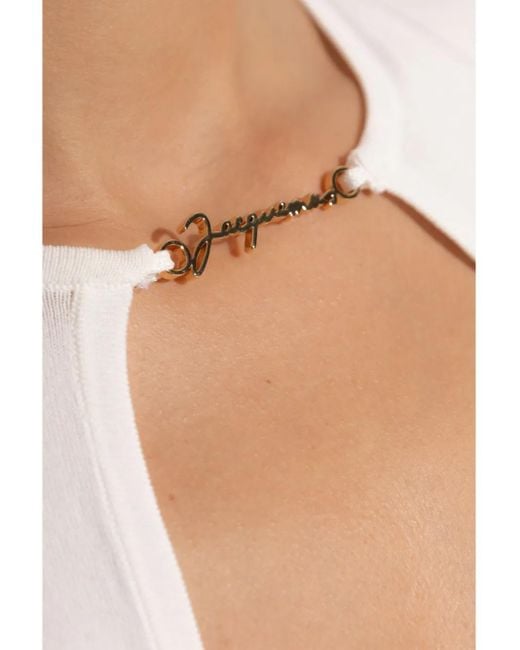 Jacquemus White Le Haut Pralù Top