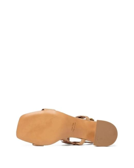 Poche Paris Brown 50Mm Square-Toe Sandals