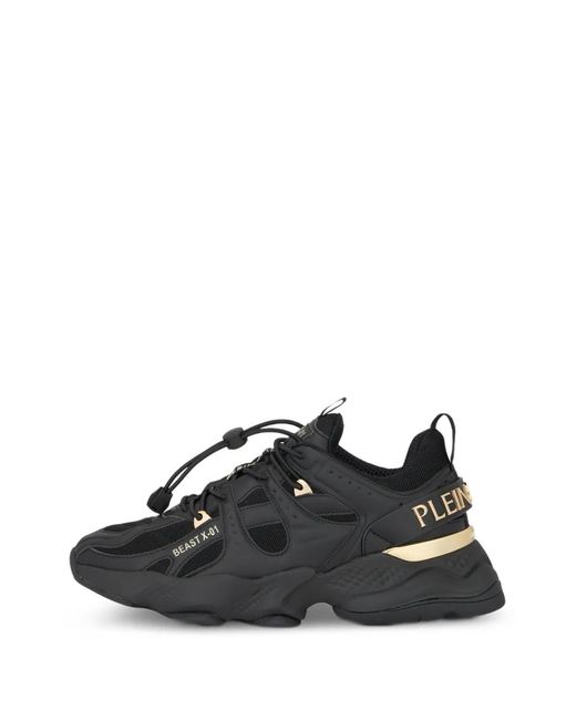 Philipp Plein Black Runner Beast X-01 Sneakers