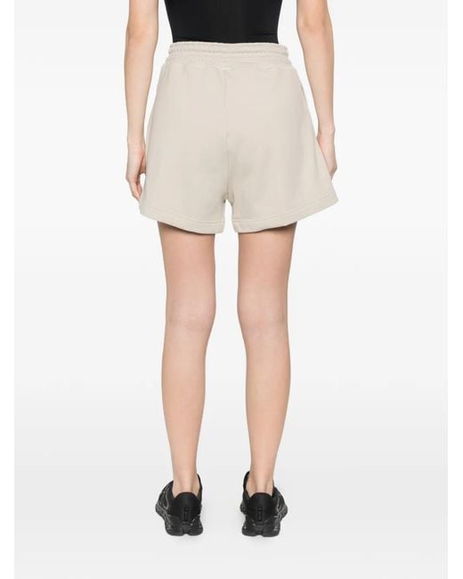 Adidas By Stella McCartney Natural Drawstring-Fastening Shorts