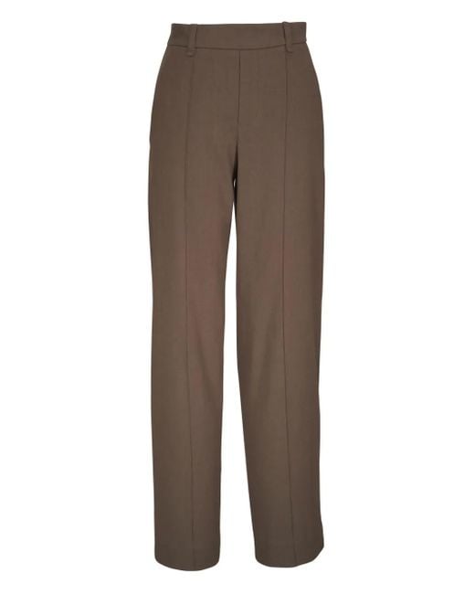 Vince Brown Elasticated-Waist Trousers