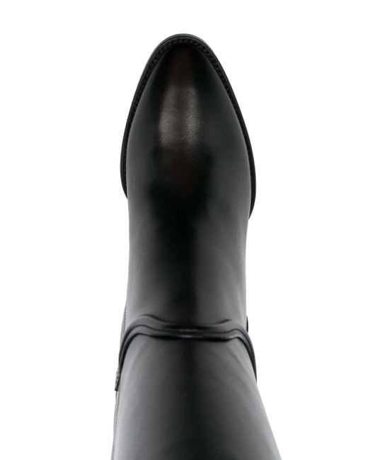 Ferragamo Black Torris Knee-Length Boots
