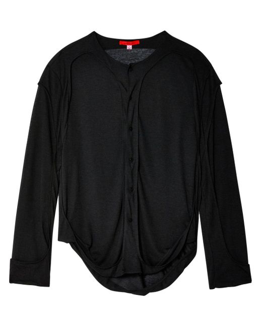 Eckhaus Latta Black Cassius Button-down Shirt for men
